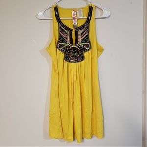 Freshly brewed Sleeveless Tunic top size L